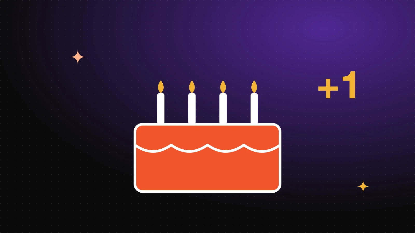 Bolo de aniversário com uma vela em forma de número 1 ao lado de um calendário aberto em 1º de janeiro